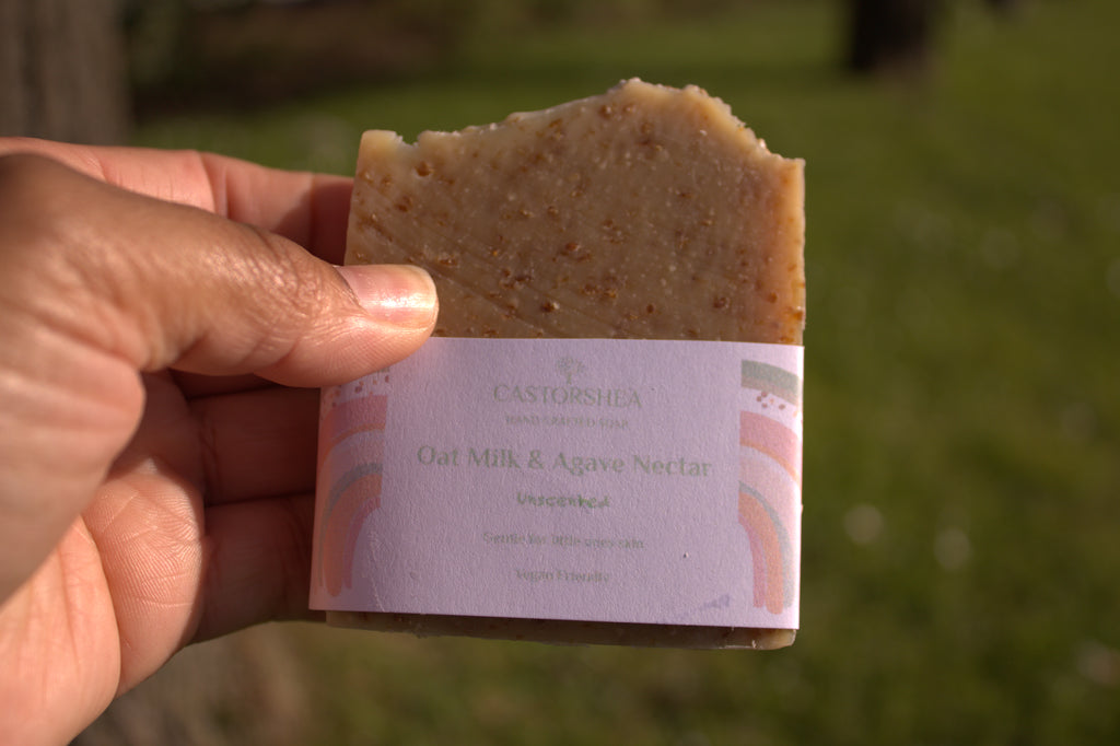 Castorshea Baby Oat Milk & Agave Nectar Soap Bar image 1