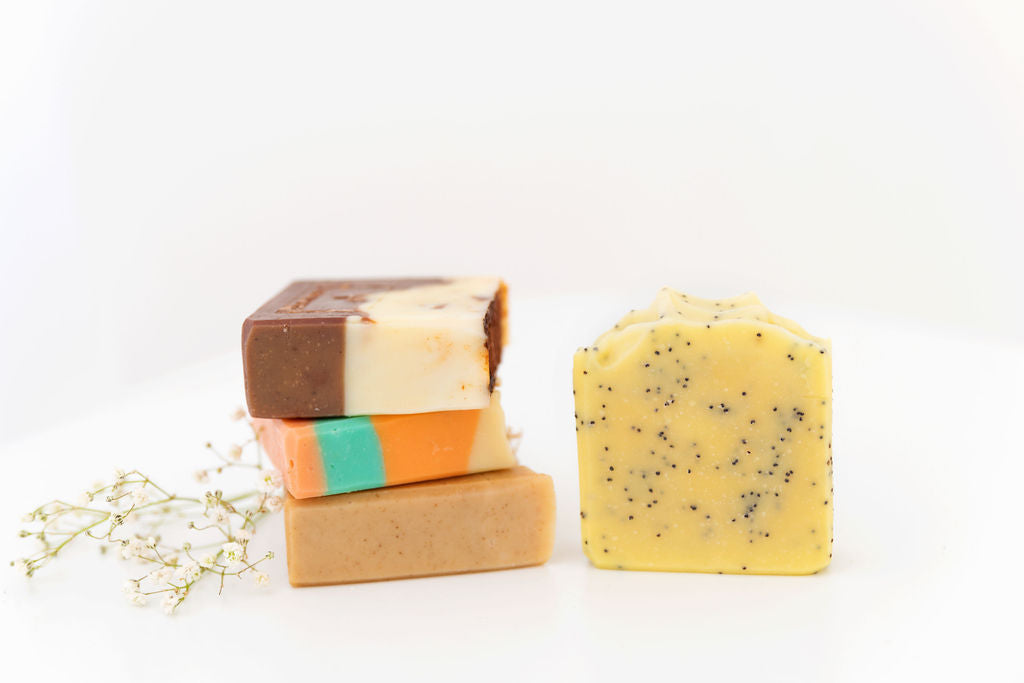 Lemon Sherbet and Poppy Seed Soap image 1