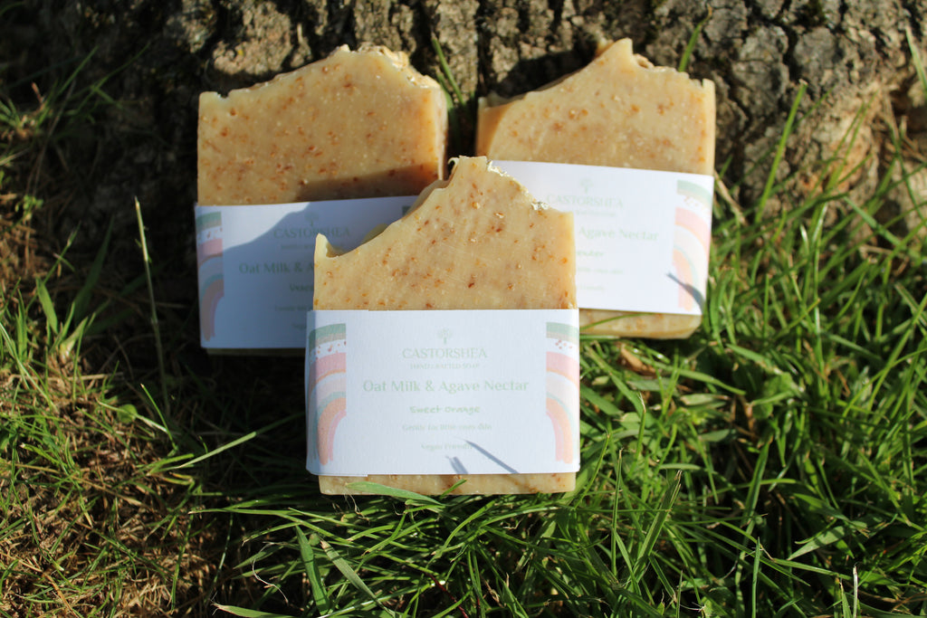 Castorshea Baby Oat Milk & Agave Nectar Soap Bar image 0