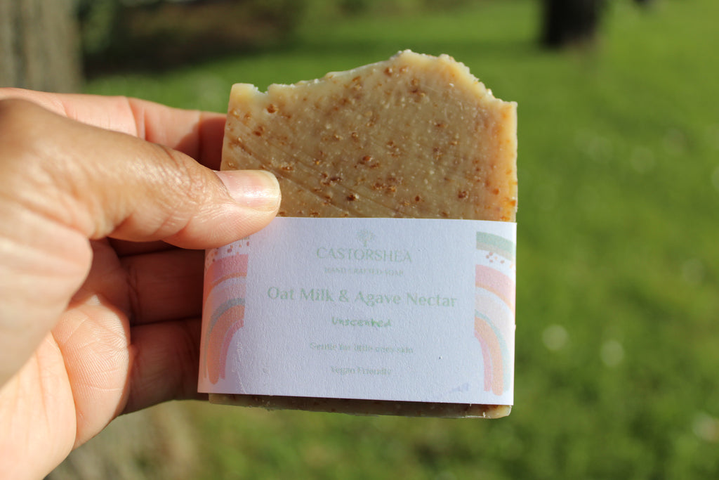 Castorshea Baby Oat Milk & Agave Nectar Soap Bar image 2