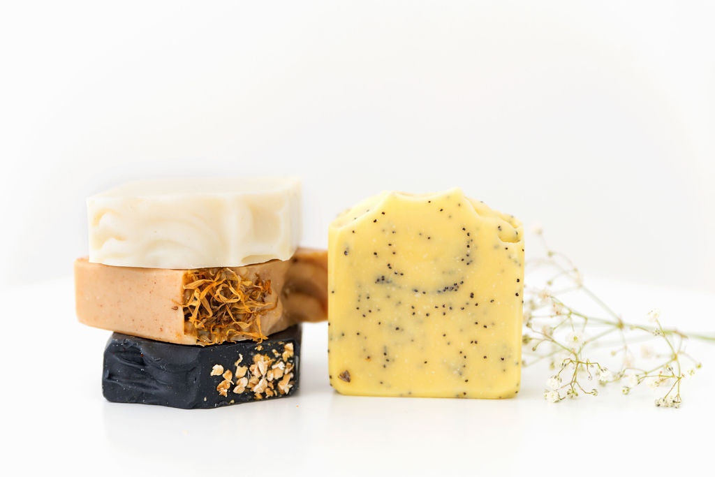 Lemon Sherbet and Poppy Seed Soap image 0